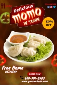 Momo Video Ads Plakkaat template