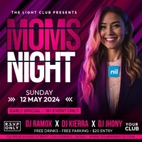 Moms Night Party Instagram-Beitrag template