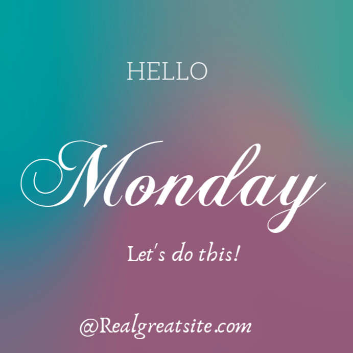Monday design Template | PosterMyWall
