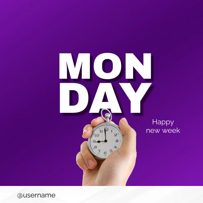 Monday Design Template | PosterMyWall