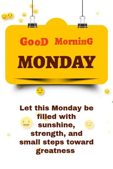 Monday Template | PosterMyWall