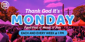 Monday Food Fest Eventbrite Banner Template