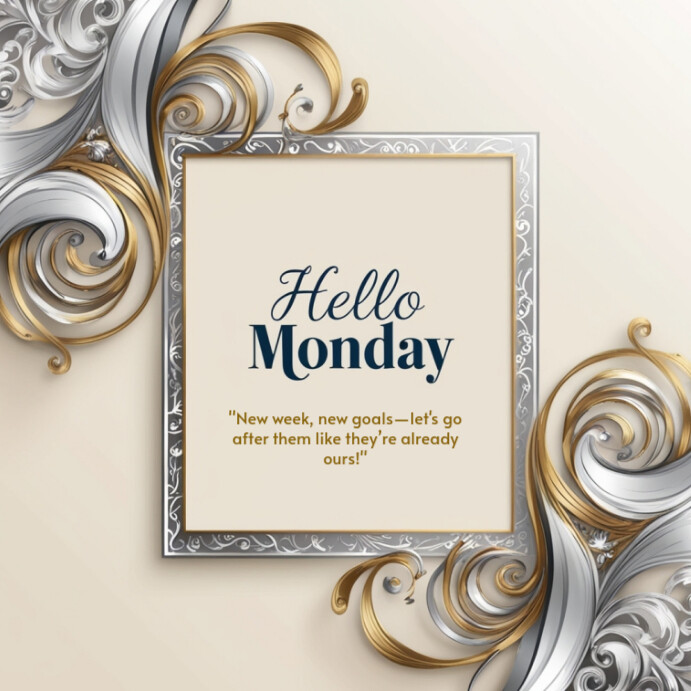 Monday Motivation Template | PosterMyWall