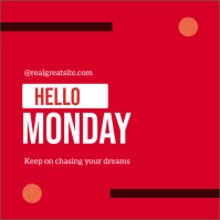 Monday quote Instagram Post template