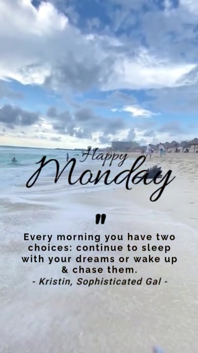 monday quotes Instagram-Reel template