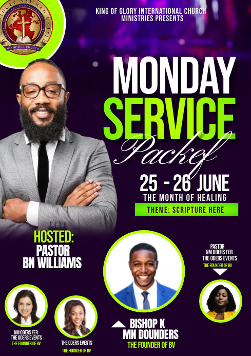 Copy of Monday service | PosterMyWall