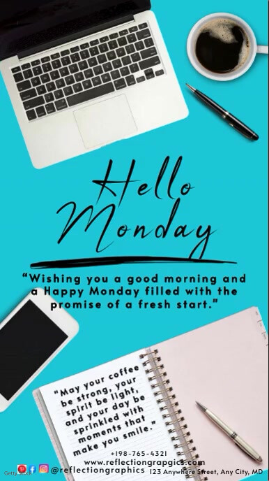 Monday Template PosterMyWall