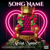 Money album cover template