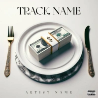 Money album cover template