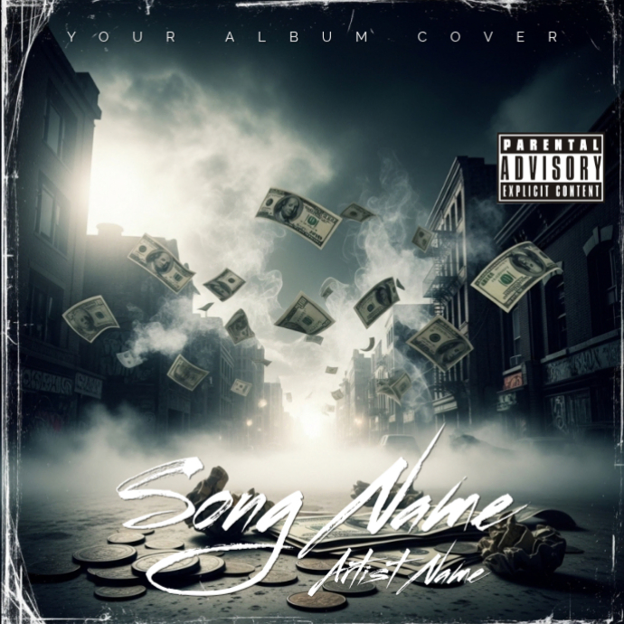 Plantilla De Money Album Cover PosterMyWall plantilla-de-money-album-cover-postermywall