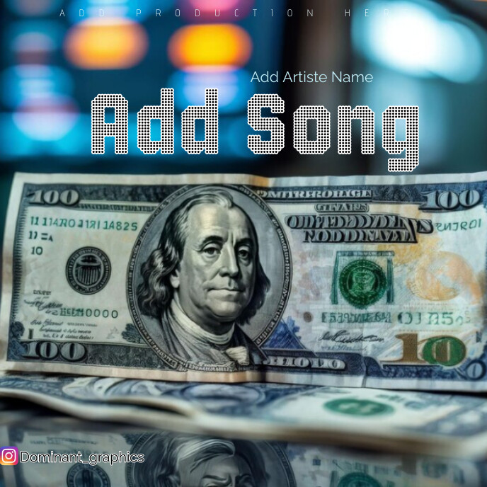 Money Album Cover Template