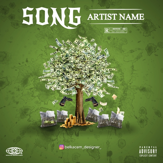 Copy Of Money And Weed Album Cover PosterMyWall copy-of-money-and-weed-album-cover-postermywall