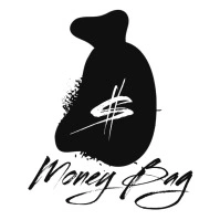 Money Bag Grunge Logo template