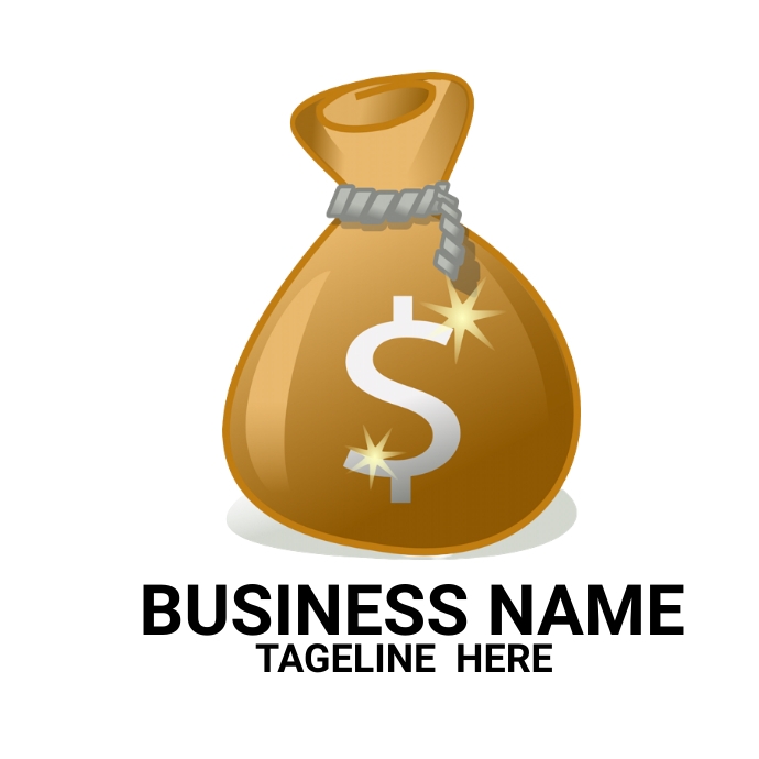 Money bag logo Template PosterMyWall