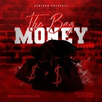 Money Bag Red Video Mixtape Album Cover template