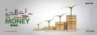 Money Bank Copertina Facebook template