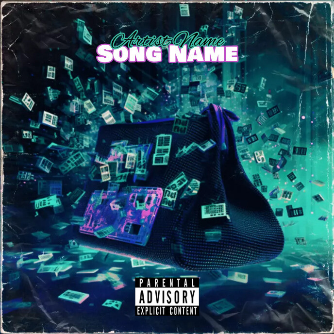 Money Cover Album music  art trap mixtape rap template