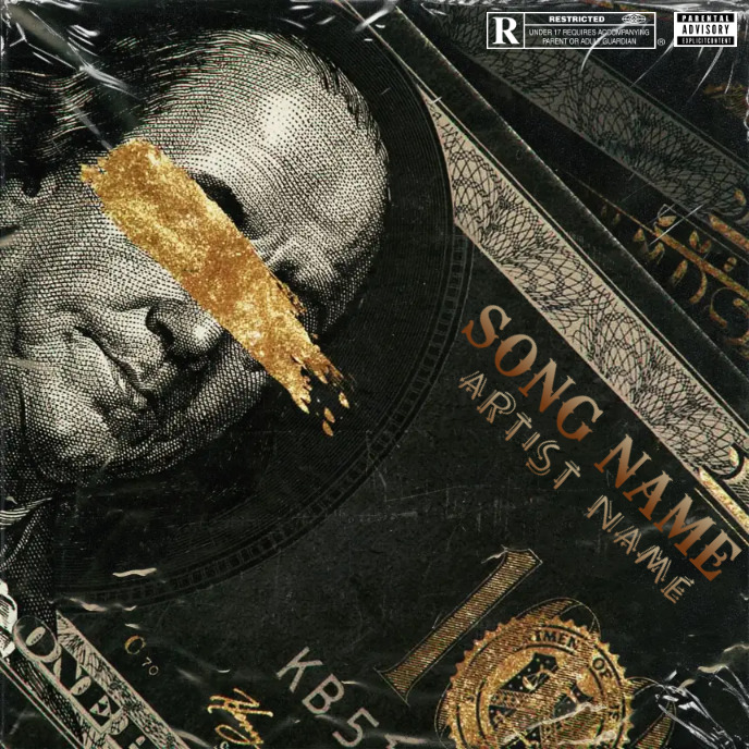 money Cover music Album art trap mixtape rap Template | PosterMyWall
