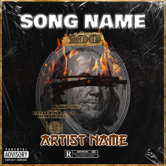 784 Rapper Cover Copy of money Cover music Album art trap mixtape rap | PosterMyWall