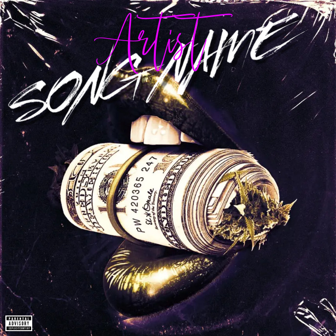 Copy of money Cover music Album art trap mixtape rap | PosterMyWall