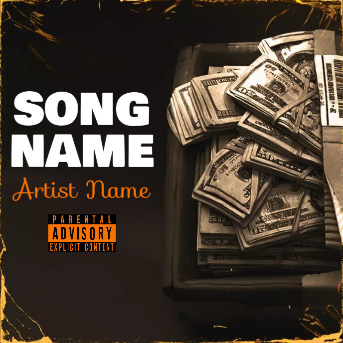 money Cover music Album art trap mixtape rap Template | PosterMyWall