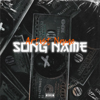 money rap mixtape cover art design template | PosterMyWall