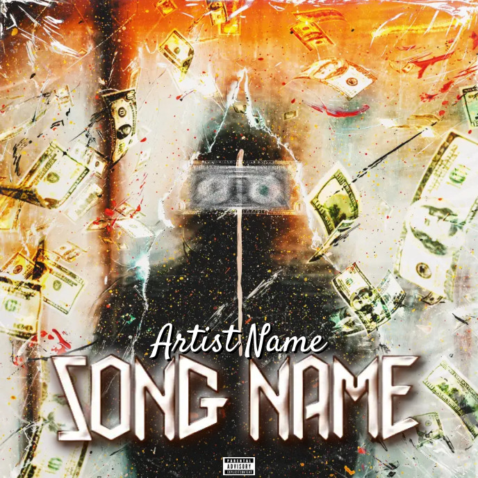 Copy of money Cover music Album art trap mixtape rap | PosterMyWall