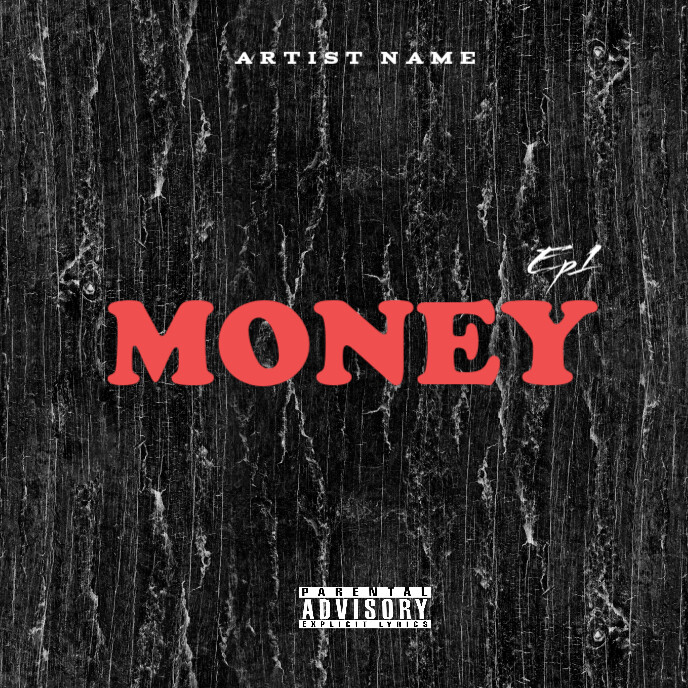 Money Mixtape Album Cover  Album Cover Capa de álbum template