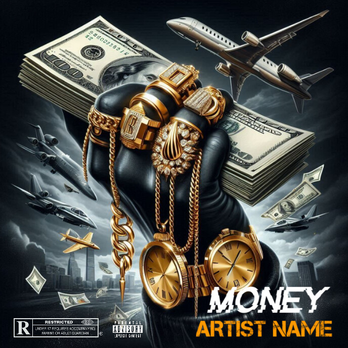 Money Mixtape Album Cover  Album Cover Capa de álbum template
