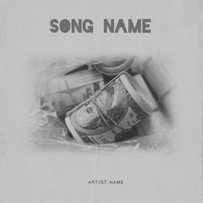 MONEY mixtape album cover template PosterMyWall