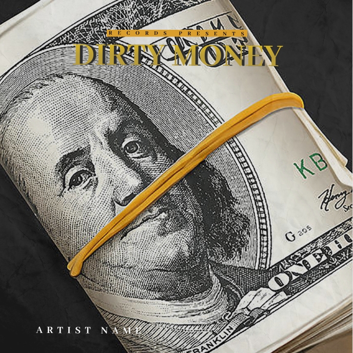 Money Mixtape cover design template available PosterMyWall