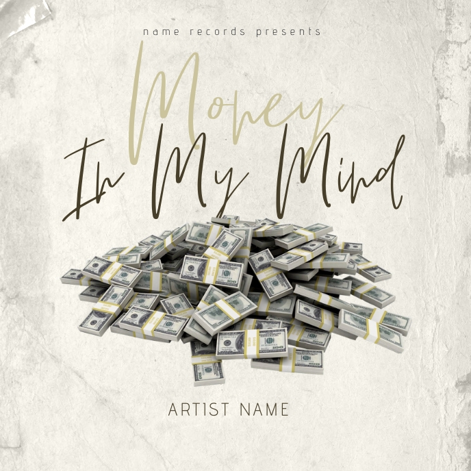 Money Mixtape Tape Album CD Cover Template PosterMyWall