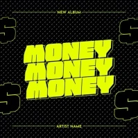 Money Money Album Cover template