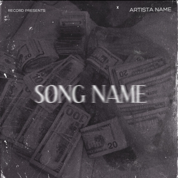 Copy of money rap mixtape cover art design template | PosterMyWall