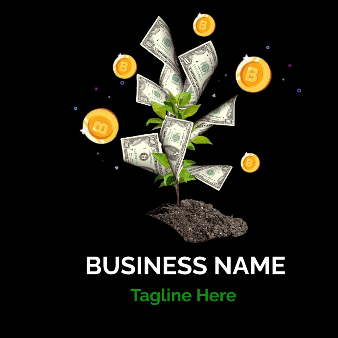 money vintage logo Logótipo template