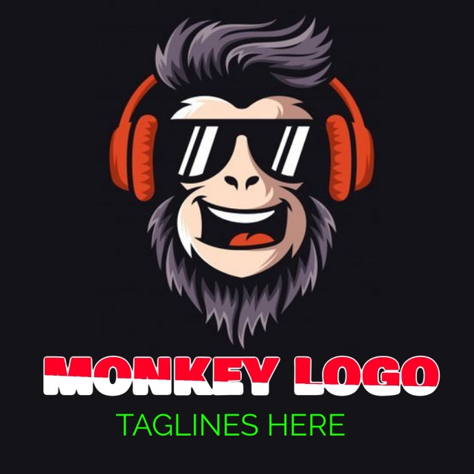 Monkey Logo Design Template PosterMyWall