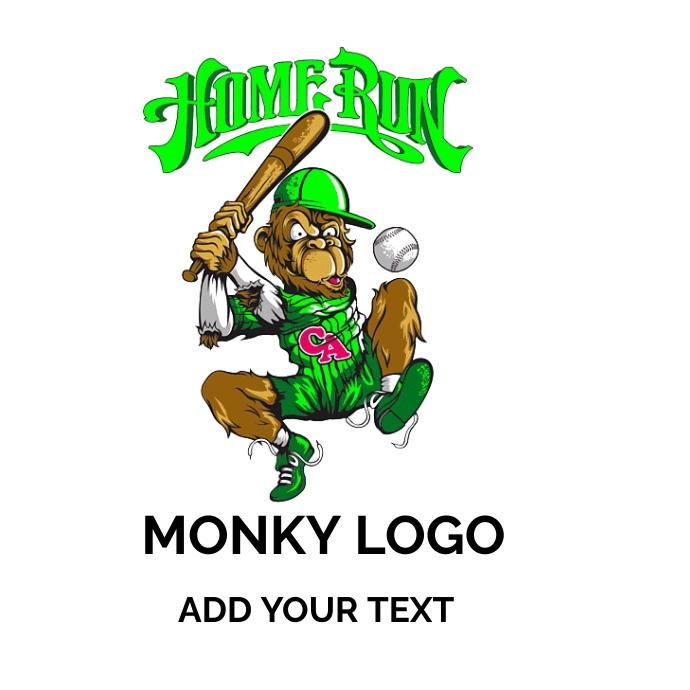 MONKEY LOGO Template PosterMyWall