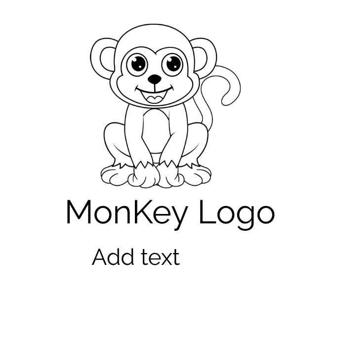 Monkey Logo Template PosterMyWall