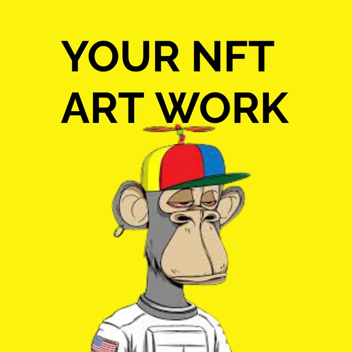 Monkey Nft Logo Template PosterMyWall
