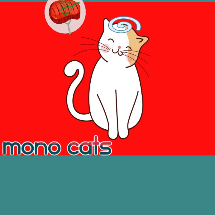 mono cats Template | PosterMyWall
