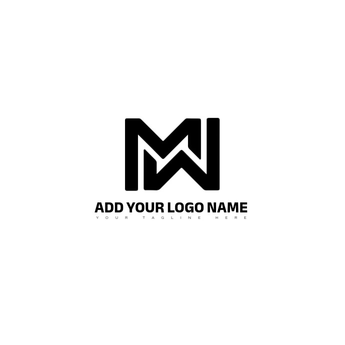 Monogram/initial/letter Mark/typography/minimal Monogram/modern/luxury/business/icon Logo template