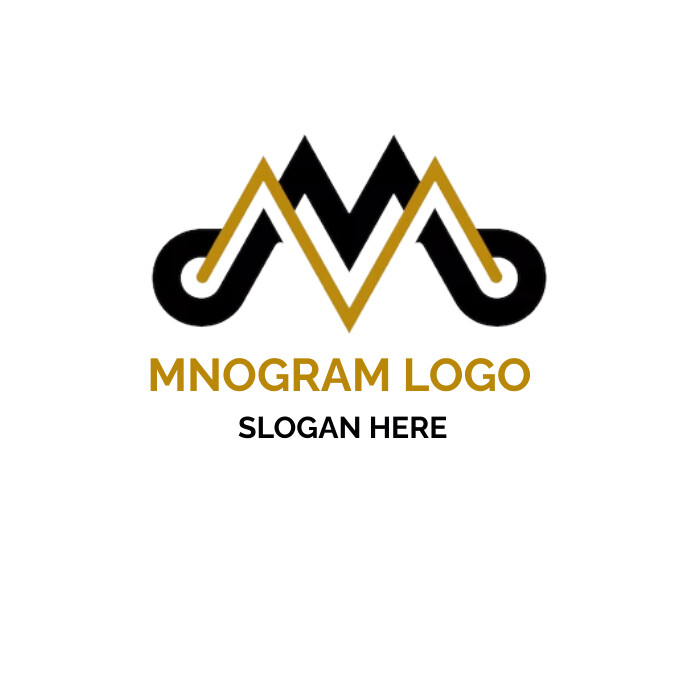monogram logo Template | PosterMyWall