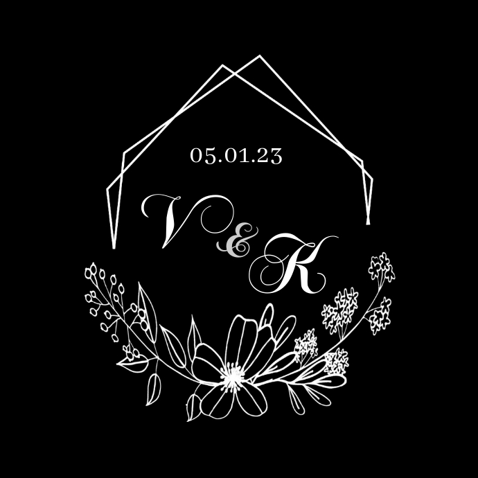 Plantilla de Monogram Template | PosterMyWall