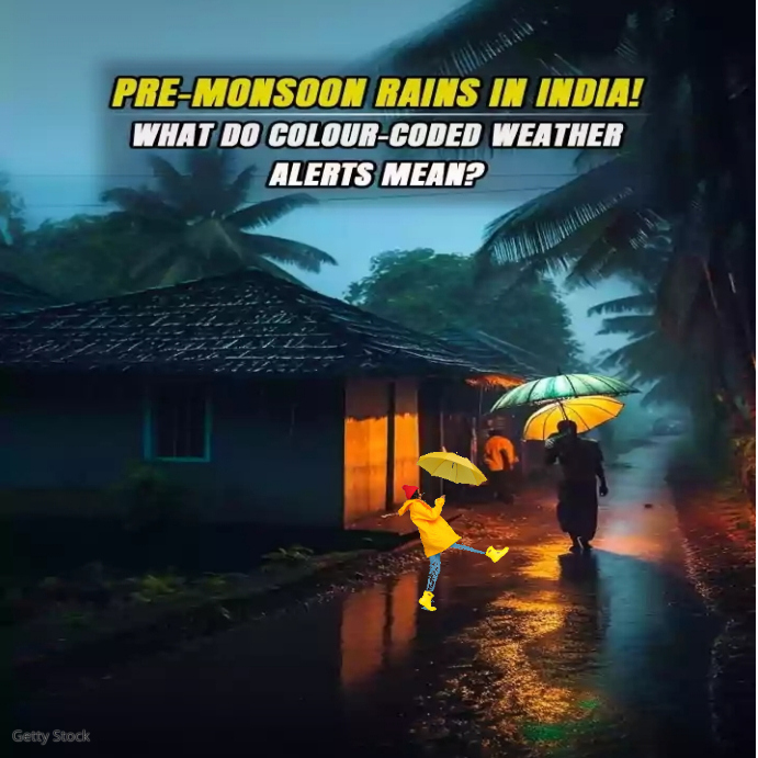 Monsoon Rain Instagram Post template