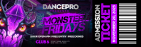 Monster Fridays Neon Dance Ticket Email Header template
