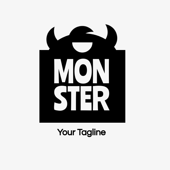 Monster Logo Template PosterMyWall