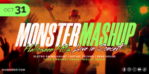 Monster Mashup music party eventbrite cover template