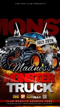 Monster Truck Madness Digital Display (9:16) template