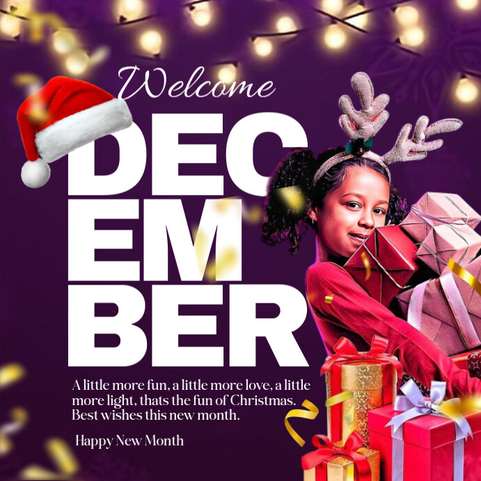 Month of December flyer Template | PosterMyWall