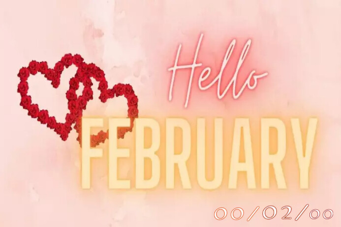 Month of February Sticker Templat | PosterMyWall